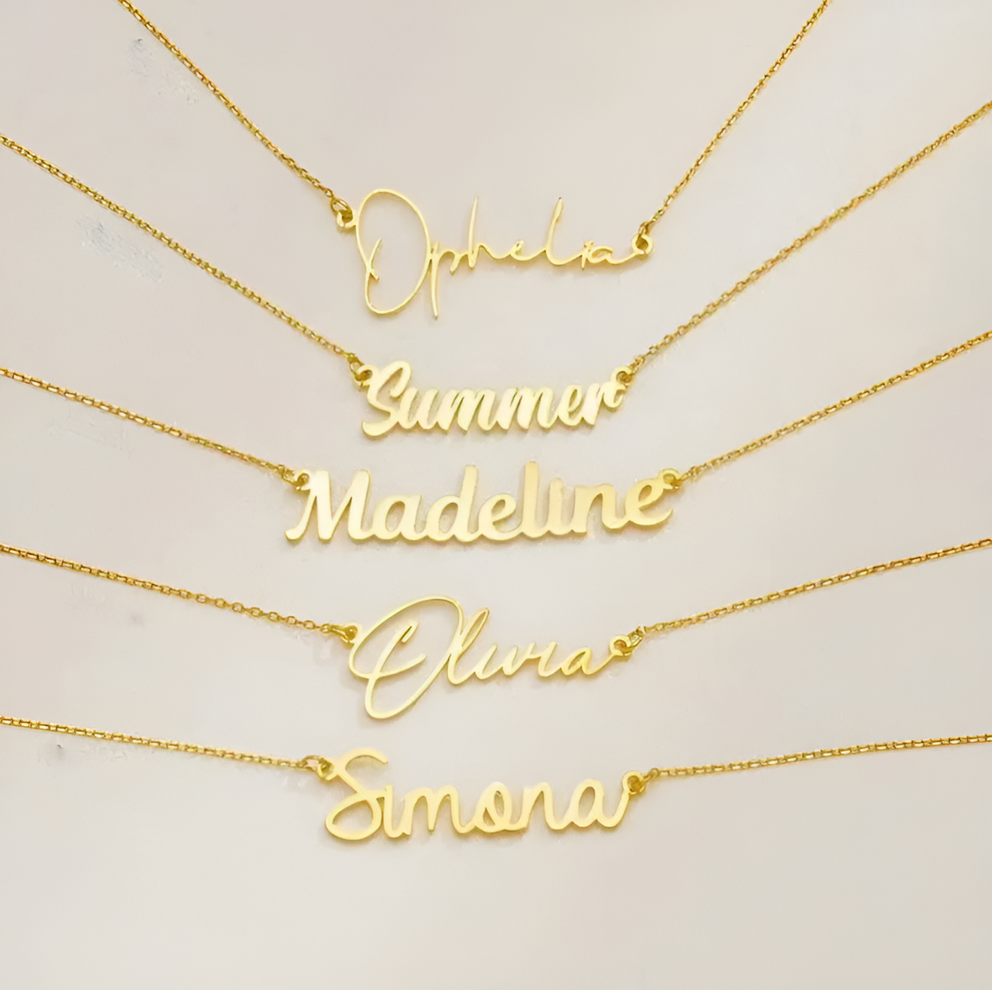 Personalized Stainless Steel Name Letter Necklace: Elegant Valentine's Gift